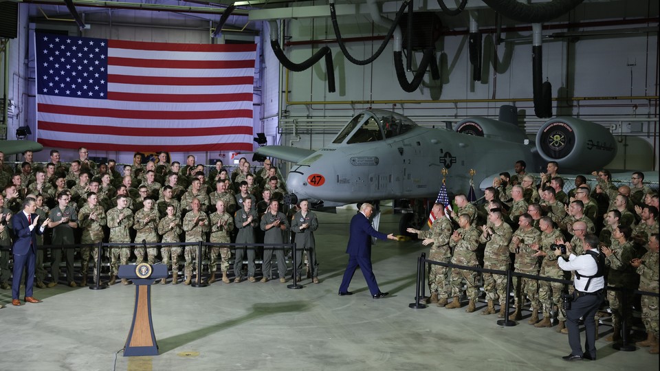 trump and the military