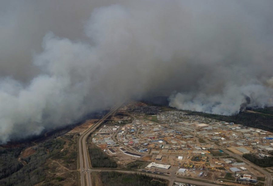 The Massive Wildfire Burning in Alberta The Atlantic