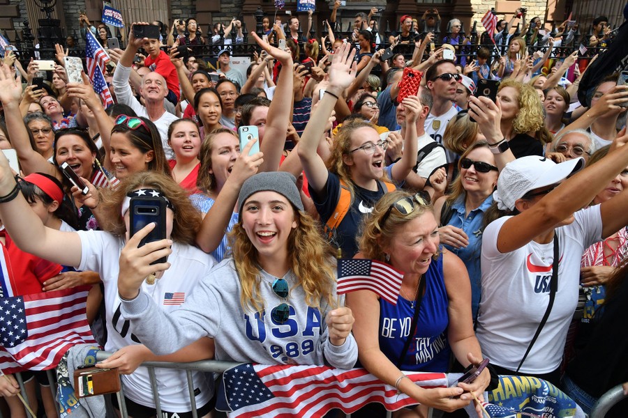 Photos Of The 2019 Womens World Cup Champions Victory Ticker Tape