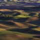 The rolling hills of the Palouse, viewed from Steptoe Butte State Park in Washington State