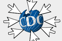 Illustration of the Wikipedia logo with the CDC