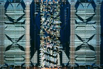 Close-up of an integrated circuit from 1982