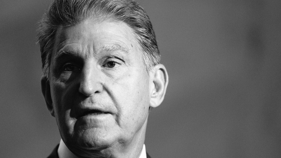 Senator Joe Manchin's face