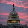 The U.S. Capitol at twilight in Washington, D.C.