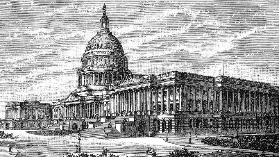 An illustration of the U.S. Capitol.