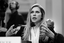U.S. Capitol Police officer Caroline Edwards testifies during a hearing on the Jan. 6 attack on the U.S. Capitol in Washington, June 9, 2022.