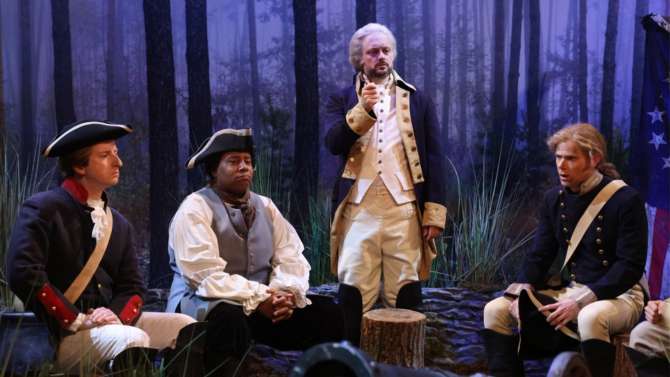 Nate Bargatze as George Washington on 'SNL'