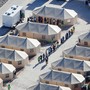 A tent camp for immigrant children near the southern U.S. border