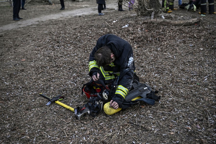 Photos The Firefighters of Ukraine The Atlantic