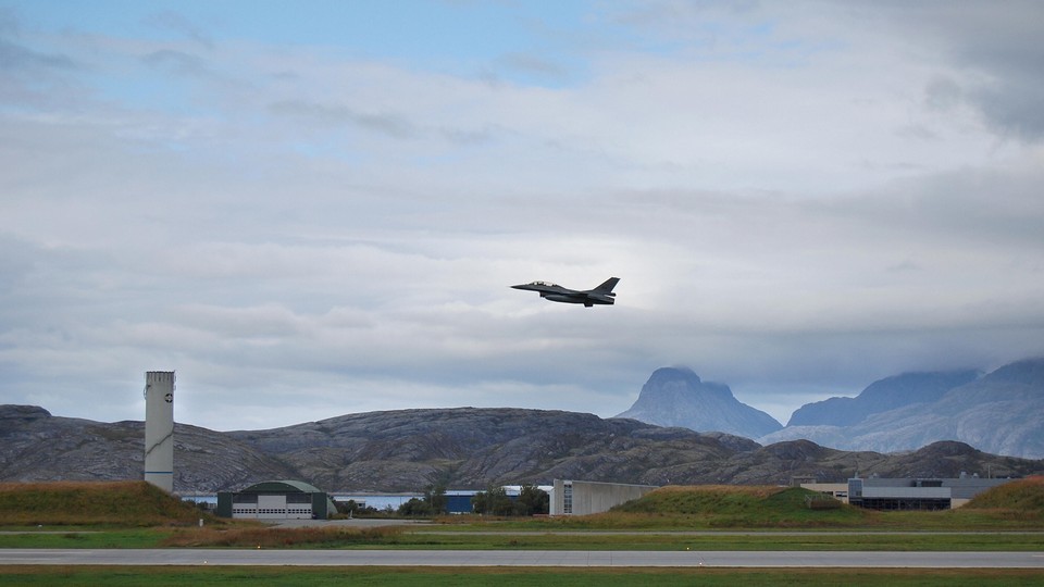The aircraft base in Bodø, northern Norway