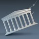 Illustration of the Supreme Court building being pulled off the ground by a fishing hook