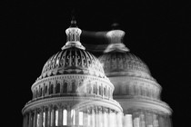 Double vision of the Capitol dome