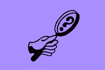 Illustration of a magnifying glass