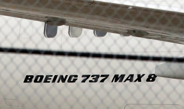 An Air Canada Boeing 737 MAX 8 aircraft on the ground on March 13, 2019