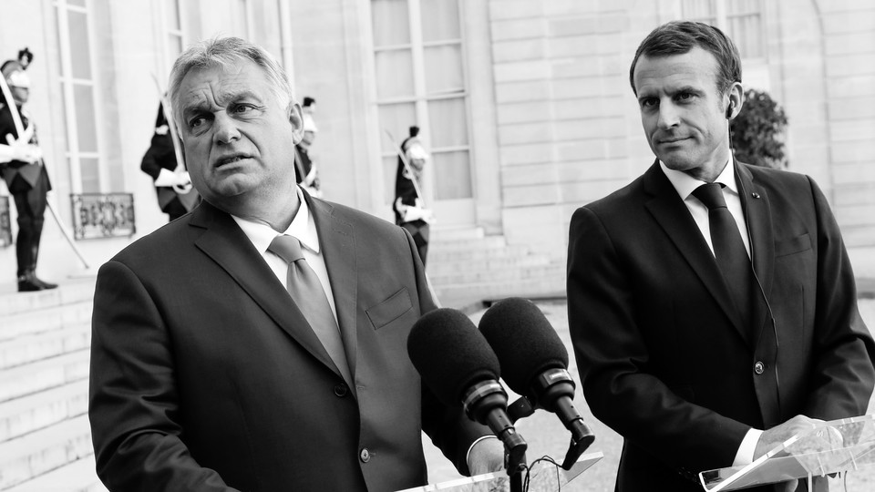The Hungarian and French leaders address journalists