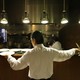 A waiter at a restaurant