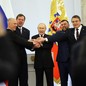Vladimir Putin meeting with Moscow-appointed heads of four annexed Ukrainian regions