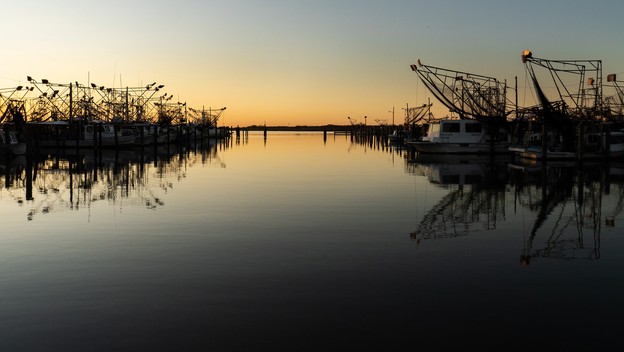 Buras Boat Harbor, in Buras, Louisiana