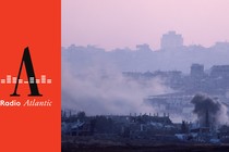 Image of smoke billowing over the Gaza strip