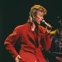 David Bowie performs during the Glass Spider Tour in 1987.