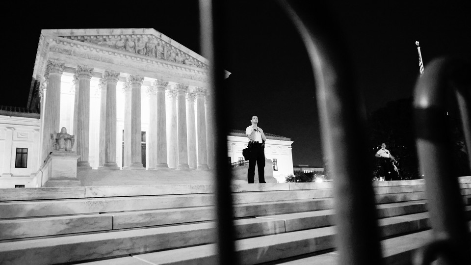 Supreme Court at night