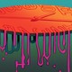 An illustration of a melting clock.