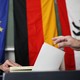 A voter casts his ballot in the German general election in 2009.