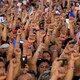 Supporters of Philippine presidential candidate and Davao city mayor Rodrigo Duterte in May 2016