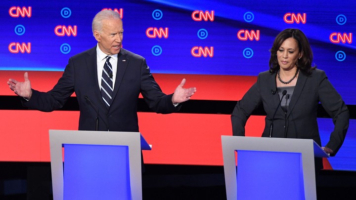 Joe Biden Attacks Kamala Harris at the CNN Debate - The Atlantic