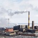 A general view of Nornickel's nickel plant in the Russian Arctic city of Norilsk on April 16, 2010