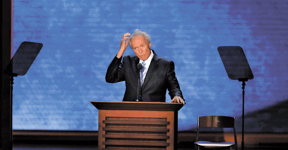 Eastwood Speech Was Convention Rarity A Surprise The Atlantic