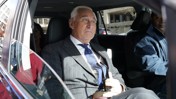 Photo of Roger Stone  - car
