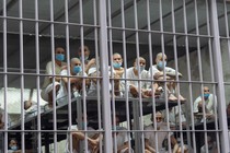 Picture of prisoners in Salvadorean jail