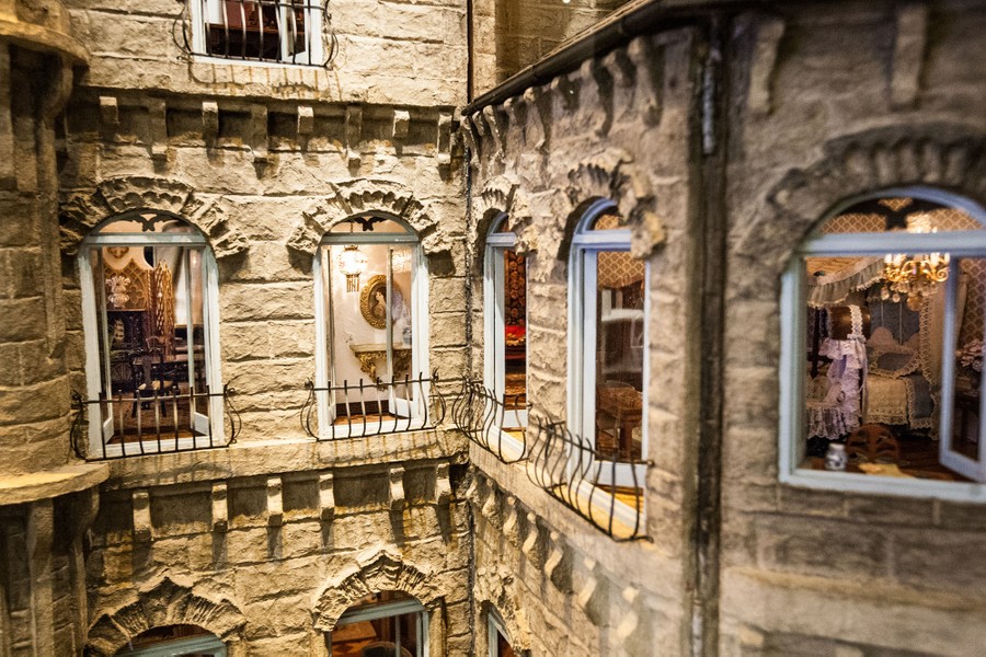 Photos of the Astolat Dollhouse Castle in Columbus Circle The Atlantic