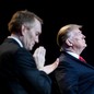 Senator James Lankford claps for US President Donald Trump during the National Prayer Breakfast