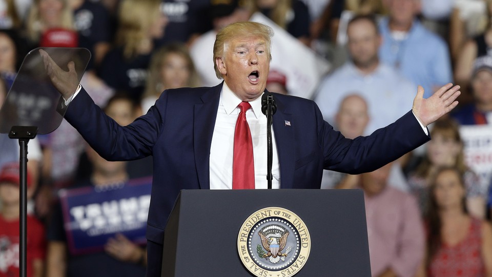 President Donald Trump in North Carolina