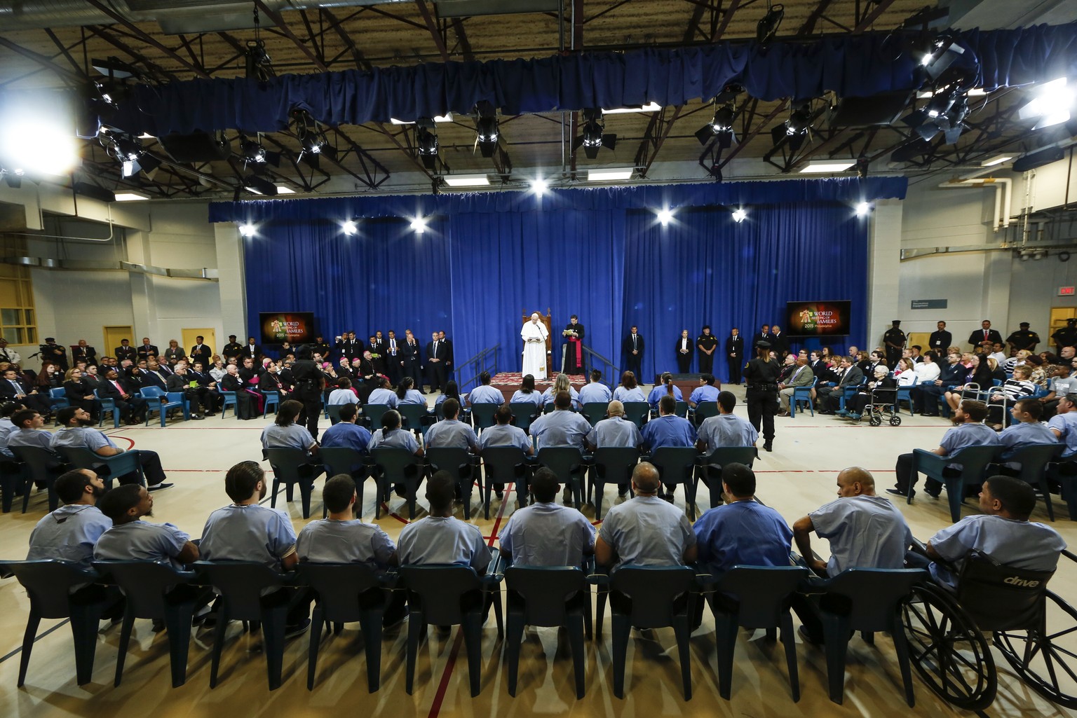 Pope Francis's Visit to the Curran-Fromhold Correctional Facility and ...