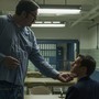 Serial killer Edmund Kemper (Cameron Britton) and FBI Agent Holden Ford (Jonathan Groff) in Netflix's 'Mindhunter,' directed by David Fincher