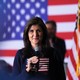 Republican primary candidate Nikki Haley