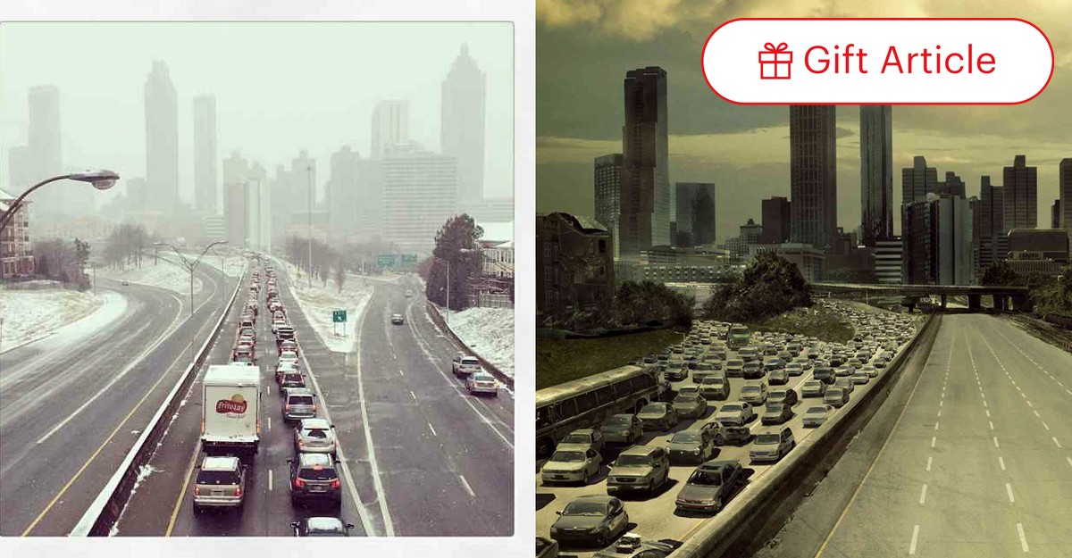 Snowpocalypse in Atlanta and The Walking Dead - The Atlantic