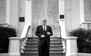 Donald Trump church photo op