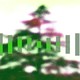 illustration of tree and abstract shapes