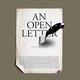 An illustration of an open letter with a knife through it.