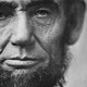 close-cropped photo of Abraham Lincoln