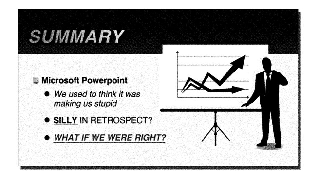 powerpoint style slide