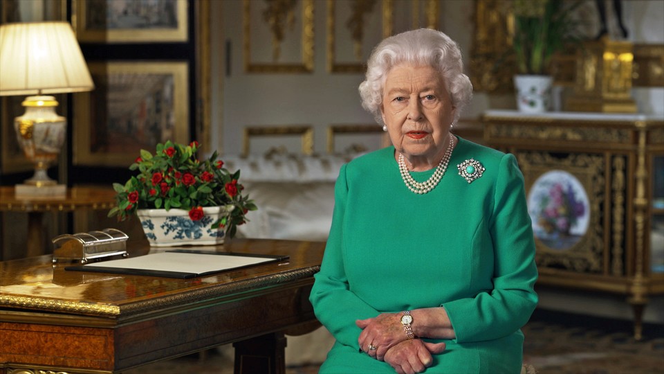 The Queen addresses the nation from Windsor Castle.