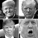 Donald Trump various faces