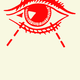 Illustration of a far-seeing eye
