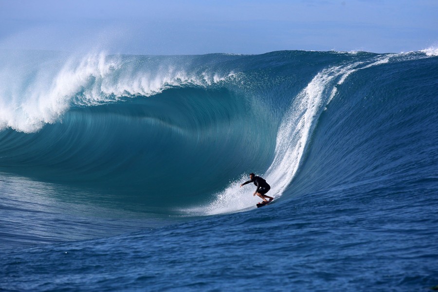 Blue-Wave Photos - The Atlantic