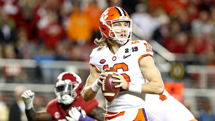 PFF College on X: Trevor Lawrence had A GAME for the Tigers against  Alabama. Oh yeahhes a true freshman.  / X